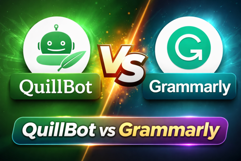 QuillBot vs Grammarly AI writing tools comparison